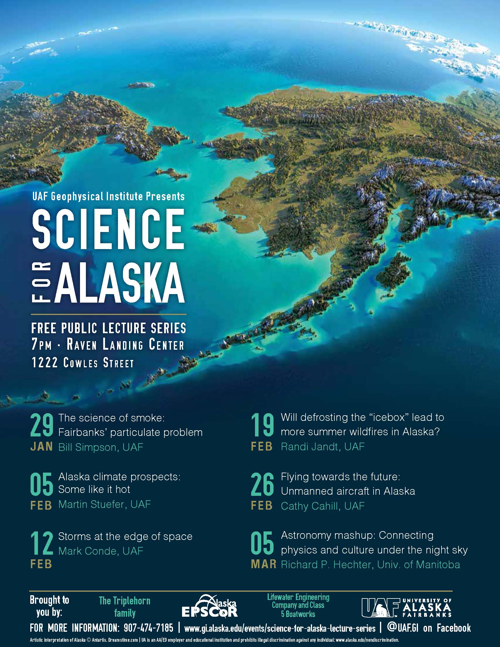 2019 Science for Alaska Lecture Schedule