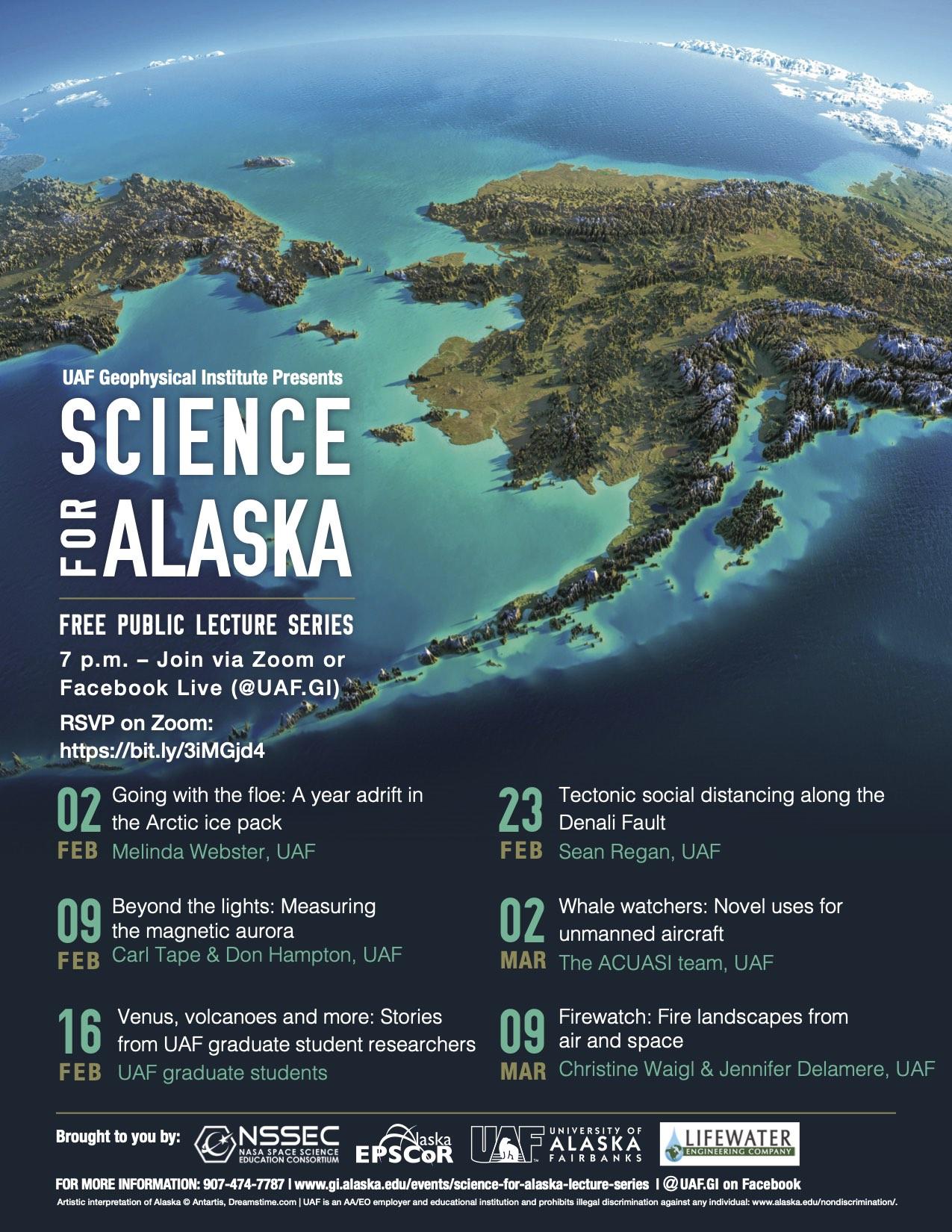 Science for Alaska 2021 flyer