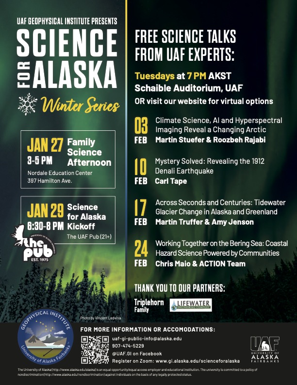 2026 Science for Alaska flyer