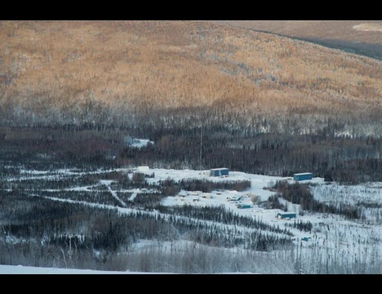 The Poker Flat Research Range, the site for five NASA launches planned between January and March to study auroras, lies north of Fairbanks in the Chatanika River valley. NASA photo by Jamie Adkins.