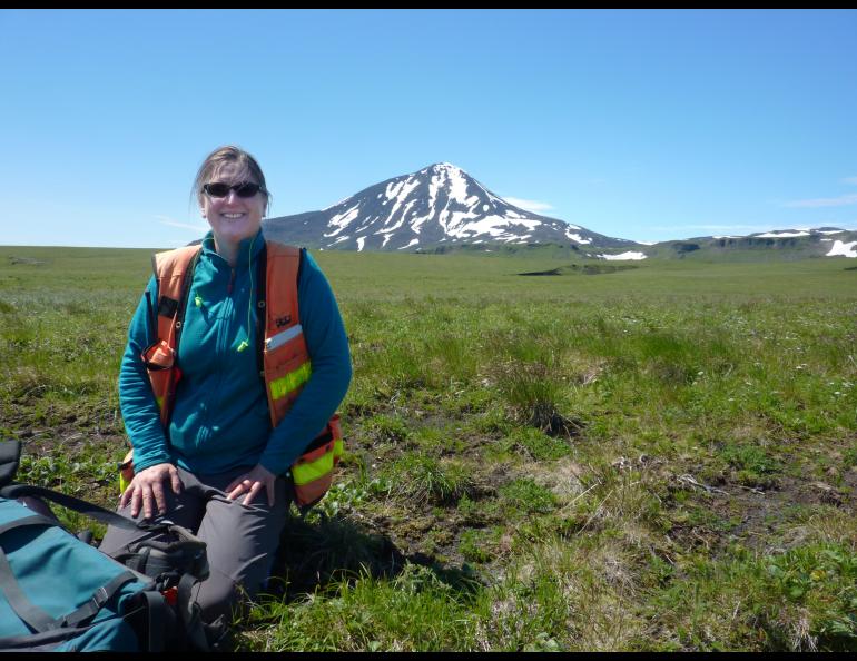 Jessica Larsen, UAF professor of volcanology, was appointed as the associate director of the GI in July.