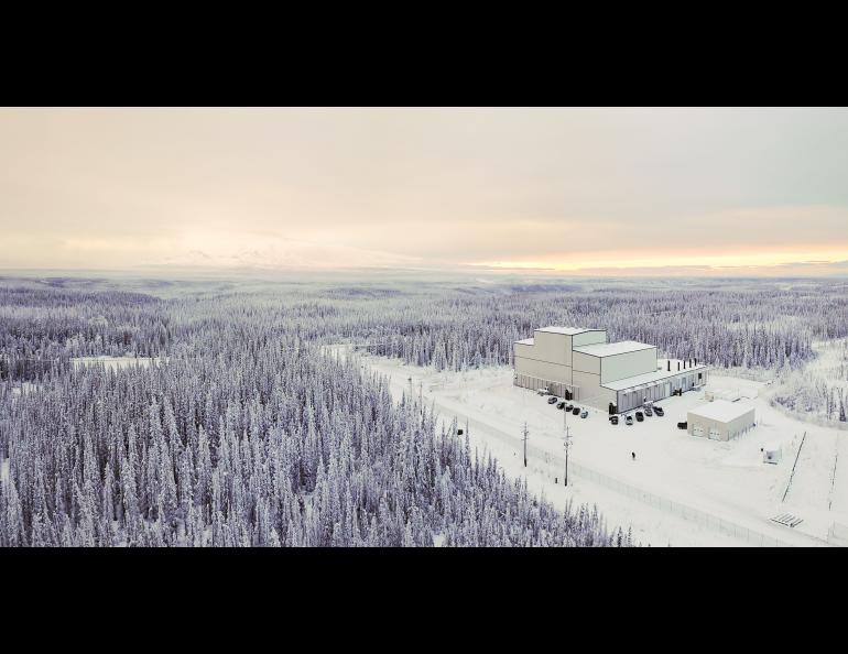The High-frequency Active Auroral Research Program site in Gakona, Alaska.