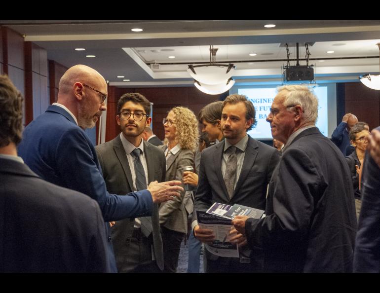 Members of Congress, their aides, and representatives of NSF Engines finalists attended an NSF Engines event Sept. 18, 2025, in Washington, D.C. Photo courtesy of Economic Innovation Group