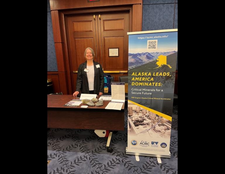 Lee Ann Munk of the University of Alaska Fairbanks Geophysical Institute at a National Science Foundation event in Washington, D.C., on Sept. 18, 2025. Photo by Steve Masterman