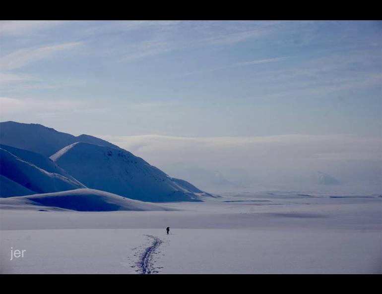 Skiing in the Brooks Range