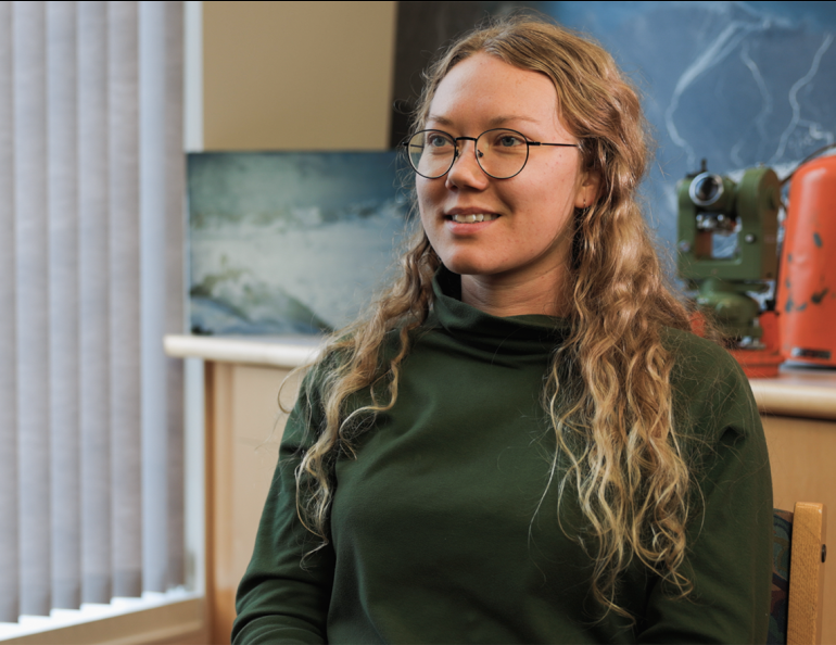 Amy Jenson. UAF/GI photo by Courtney Holtzclaw