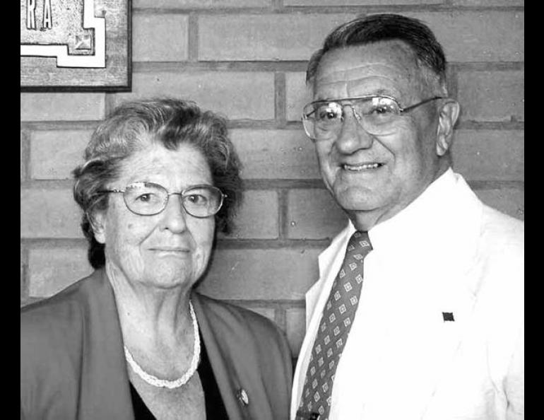Beatriz and Juan Roederer in 2012. Photo courtesy Fairbanks Daily News-Miner