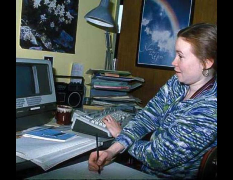 Celia at work. GI archival photo