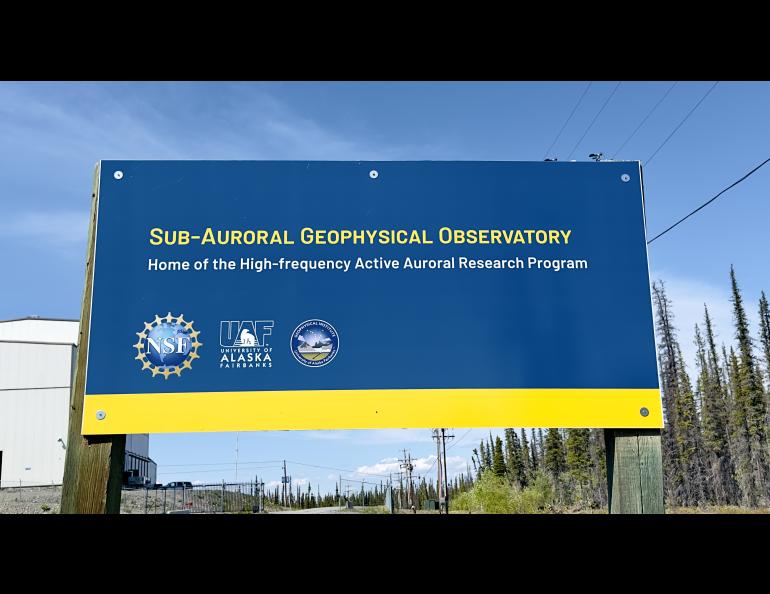 HAARP is just one part of several research projects underway at the Sub-Auroral Geophysical Observatory. Photo by Jessica Matthews