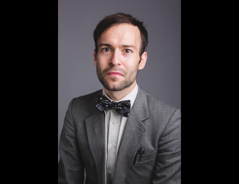 Sam Illingworth, associate professor at Edinburgh Napier University, in Edinburgh, Scotland. Photo courtesy Sam Illingworth