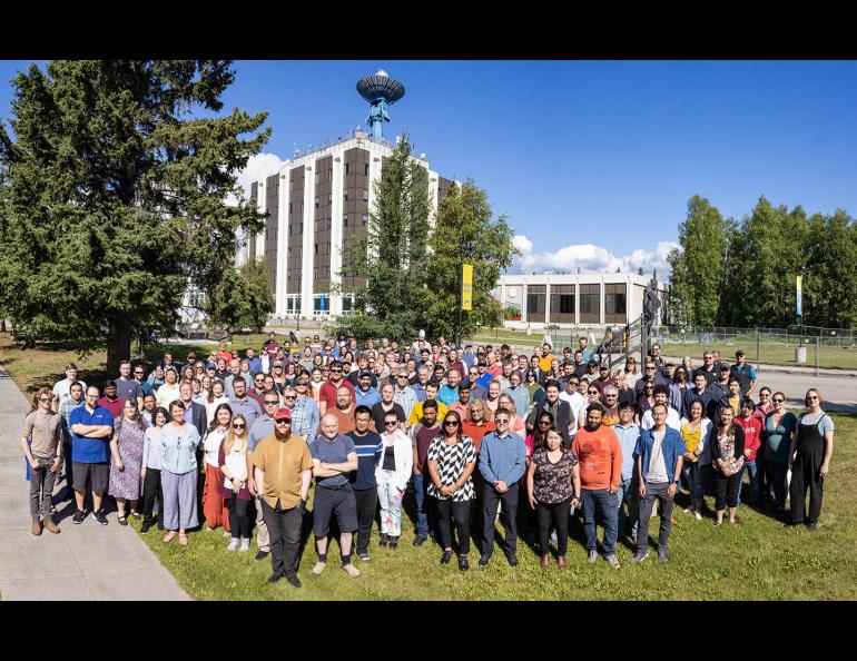 On July 13, 2023, we gathered on the Elvey front lawn. UAF/GI photo by JR Ancheta
