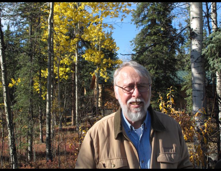 Vic Van Ballenberghe at Denali National Park in September 2011. Photo by Ned Rozell.