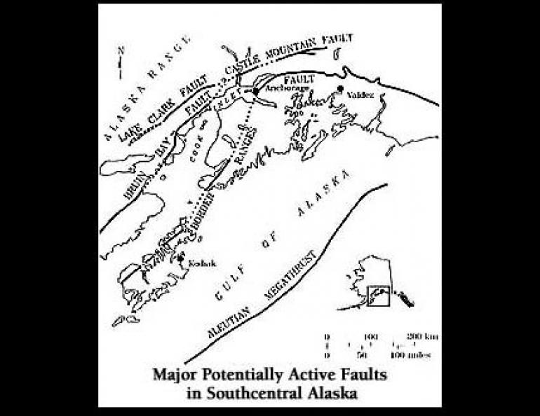 Faults in Southcentral Alaska
