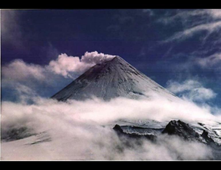 Shishaldin Volcano in the Aleutian Islands. Photo by Pete Stelling.