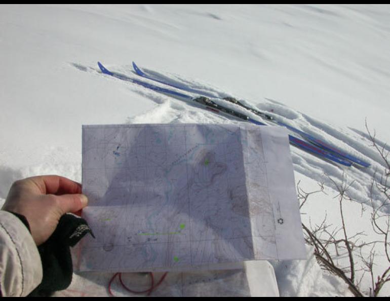 Magnetic north changes all the time because of forces within the Earth. Ned Rozell photo.