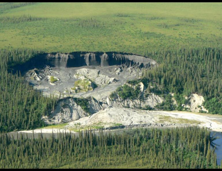 The Selawik Slump in summer 2009. Photo by Ben Crosby.