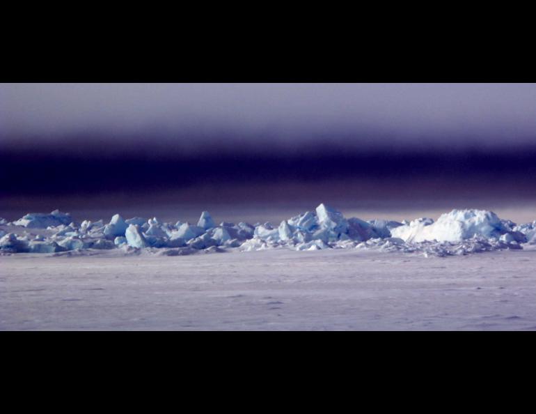 Sea ice north of Barrow. Ned Rozell