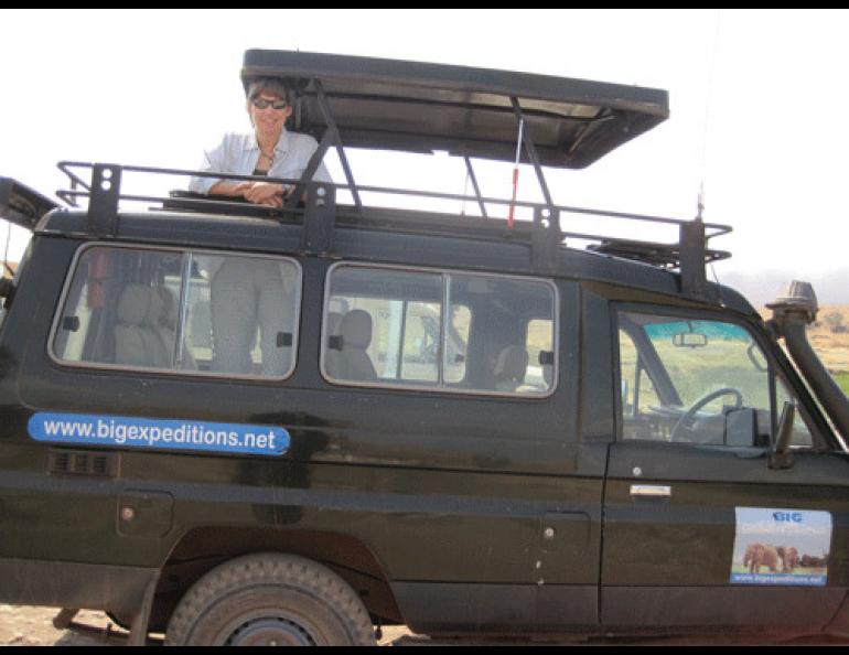 Valdez teacher Jenny Heckathorn on safari in Africa. Photos courtesy of Jenny Heckathorn.