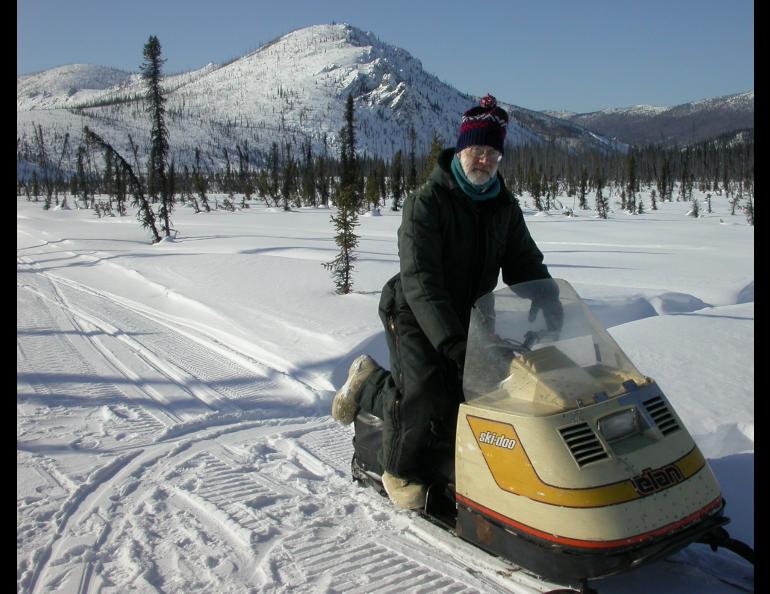 Will Harrison in the White Mountains National Recreation Area in 2005. Photo by Ned Rozell.