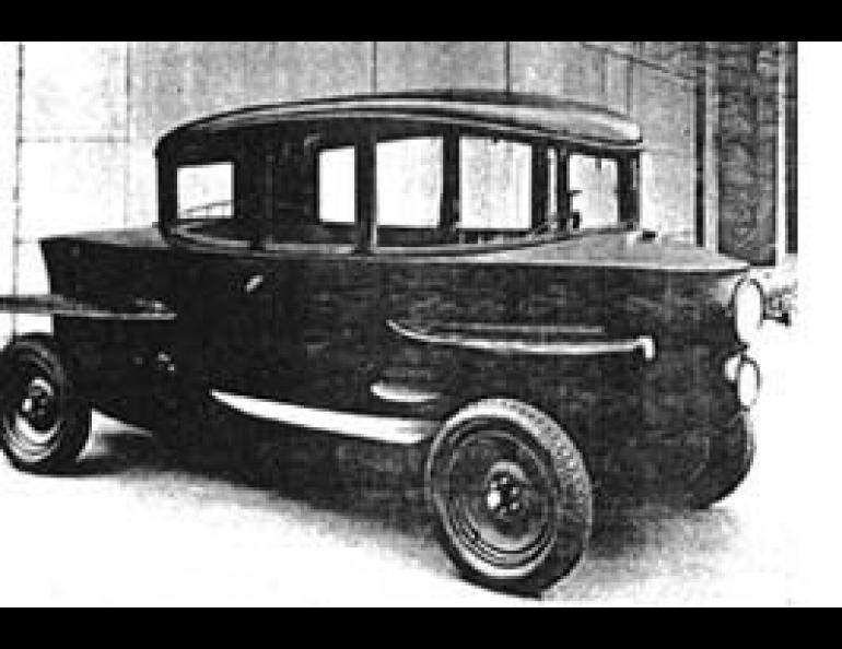 1921 Rumpler 2.6-litre saloon. Deutsches Museum, Munich. The 1921 Rumpler Wagon had a drag coefficient of only 0.27, lower than the 0.40 average of 1984 cars.