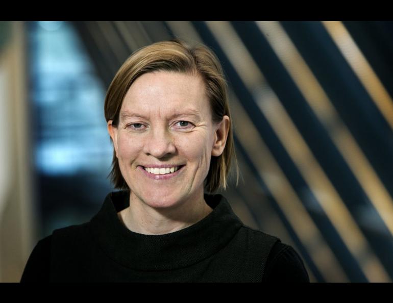 Guðfinna Aðalgeirsdóttir, also known as Tolly, a glaciologist and university professor from Iceland. Photo by Kristinn Ingvarsson.