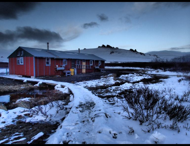 Serpentine Hot Springs. Photo by Ned Rozell.