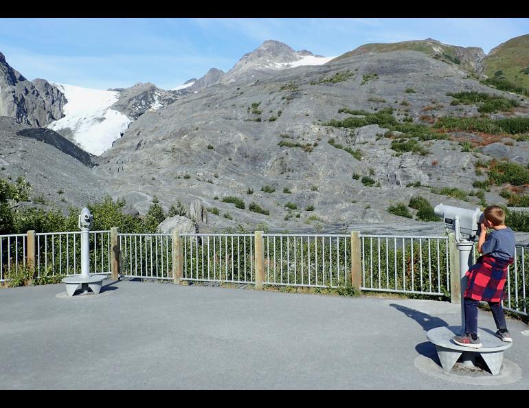Worthington Glacier north of Valdez is among many in Alaska that are quickly transforming into ocean water. Photo by Ned Rozell.
