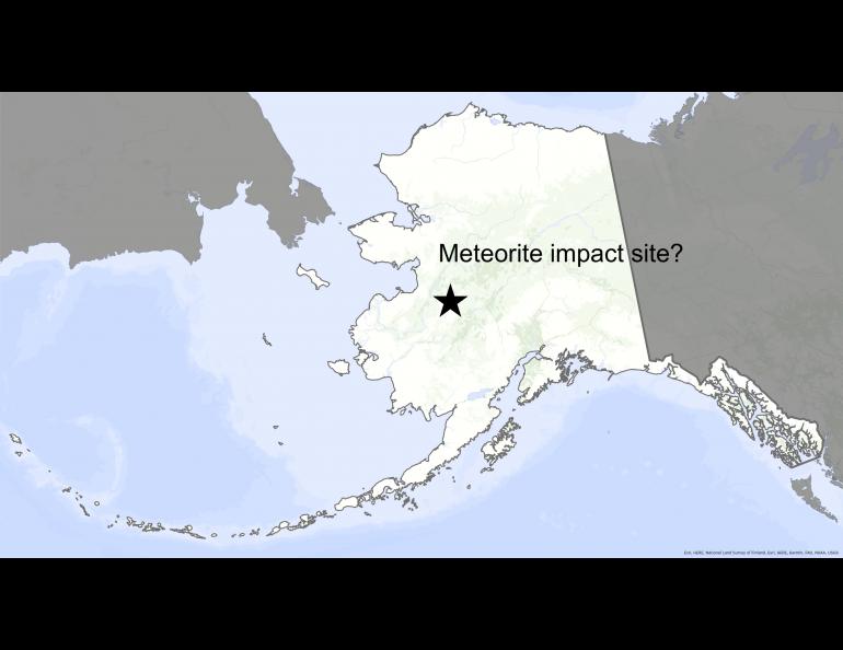 A meteorite — or more likely pieces of it — may have come to rest in the frozen swamps of middle Alaska on October 15, 2020.