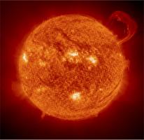 The sun.