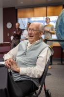 Hal Hume enjoys the gathering at the 2026 GI reunion. Photo by Eric Marshall