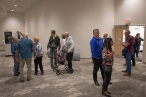 2026 GI reunion participants were invited to a special showing of “Listening to Alaska,” a program developed by the GI for the Walt and Marita Babula Planetarium. Photo by Eric Marshall