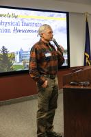 Ned Rozell was one of the speakers at the 2026 GI reunion. Photo by Tucker Forbes