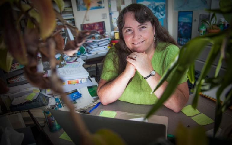 Cathy Cahill is the new director of the Alaska Center for Unmanned Aircraft. Photo by Todd Paris.