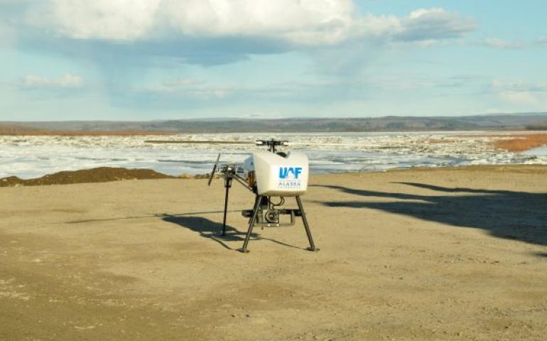 The UAF Alaska Center for Unmanned Aircraft Systems Integration will use Responder aircraft such as this in some of the first missions beyond an operator’s eyesight. Photo courtesy of ACUASI.