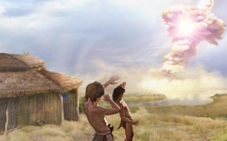 The settlement of Abu Hureyra, in Syria, may have been destroyed 12,800 years ago because of a comet. Image credit: Jennifer Rice, CometResearchGroup.org
