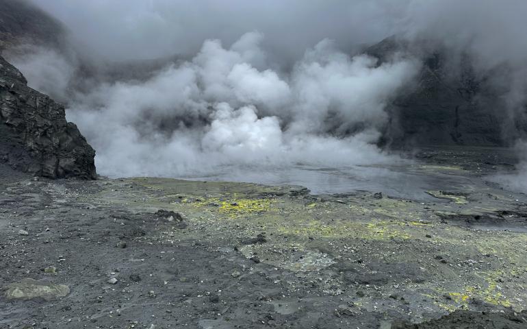  Laguna Caliente, in one of Poás volcano’s three craters, is one of the world’s most acidic natural lakes. Photo courtesy of ACUASI