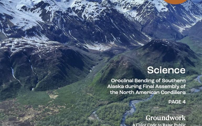 The November 2025 cover of the Geological Society of America’s magazine features research by UAF professor Sean Regan and colleagues.