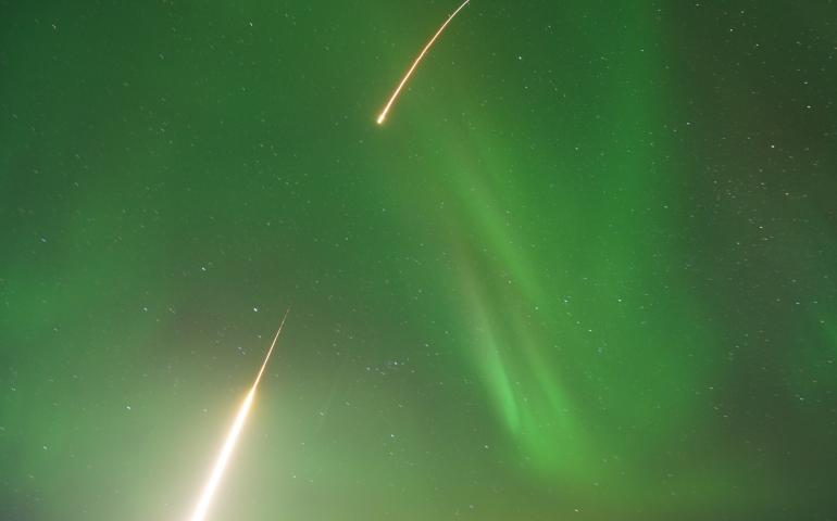 Black aurora mission launches from Poker Flat | Geophysical Institute