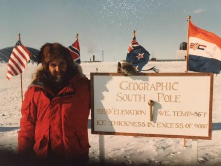 Gerd Wendler in Antarctica, December 1982. Photo courtesy of Ruth Wendler