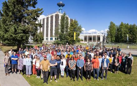 On July 13, 2023, we gathered on the Elvey front lawn. UAF/GI photo by JR Ancheta