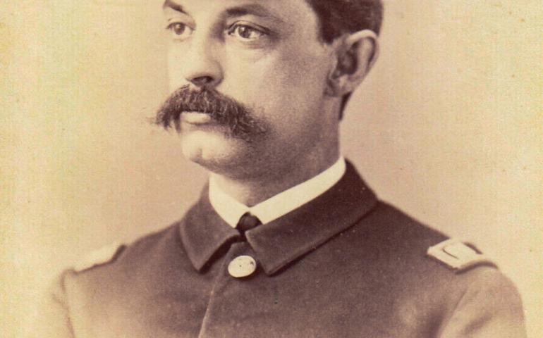 Charles Walker Raymond poses during his service as a member of the U.S. Army Corps of Engineers. Public domain photo.