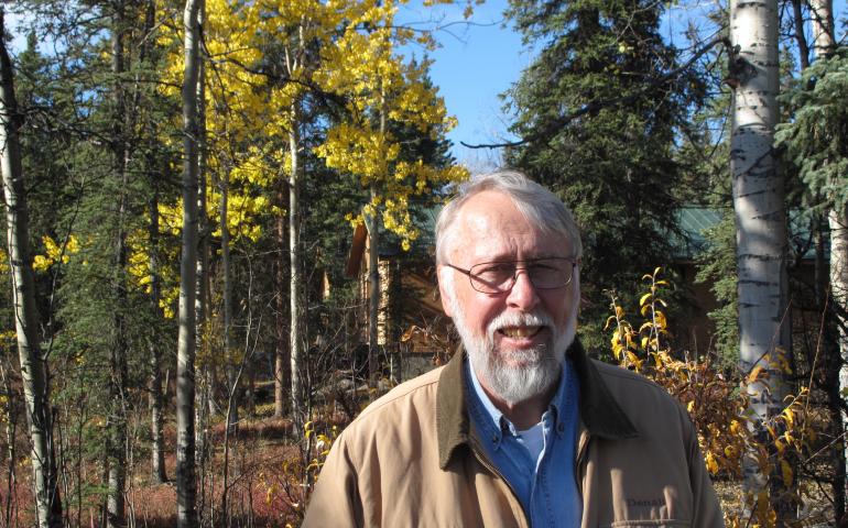 Vic Van Ballenberghe at Denali National Park in September 2011. Photo by Ned Rozell.