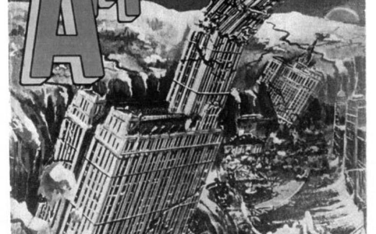  An illustration from the 1940s of a new ice age overrunning New York City. The image appears in the book, "Ice Ages and Astronomical Causes,” by Richard Muller and Gordon MacDonald. 