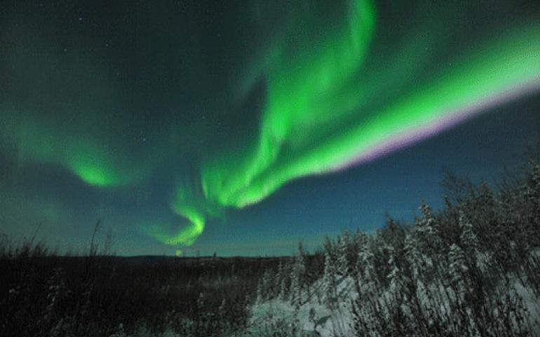  Poul Jensen of Fairbanks took this photo near Old Murphy Dome Road on an exceptional aurora night from Oct. 29-30, 2009 