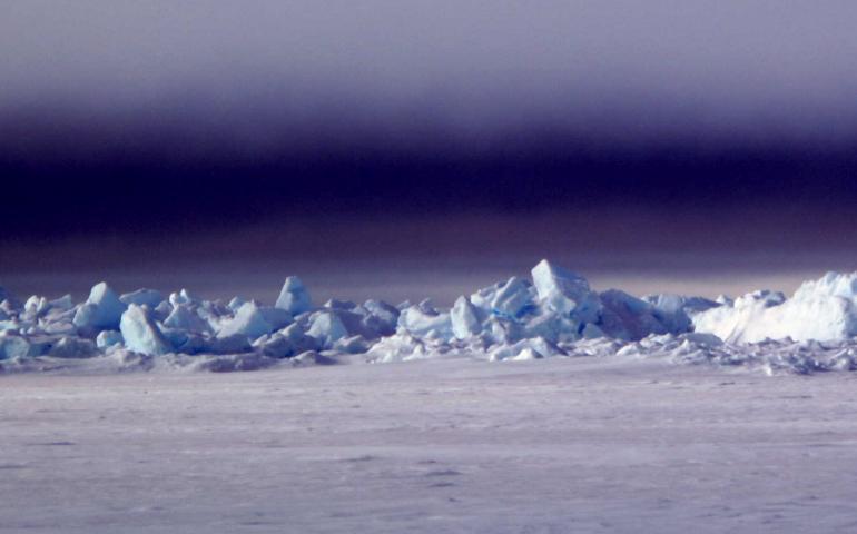 Sea ice north of Barrow. Ned Rozell