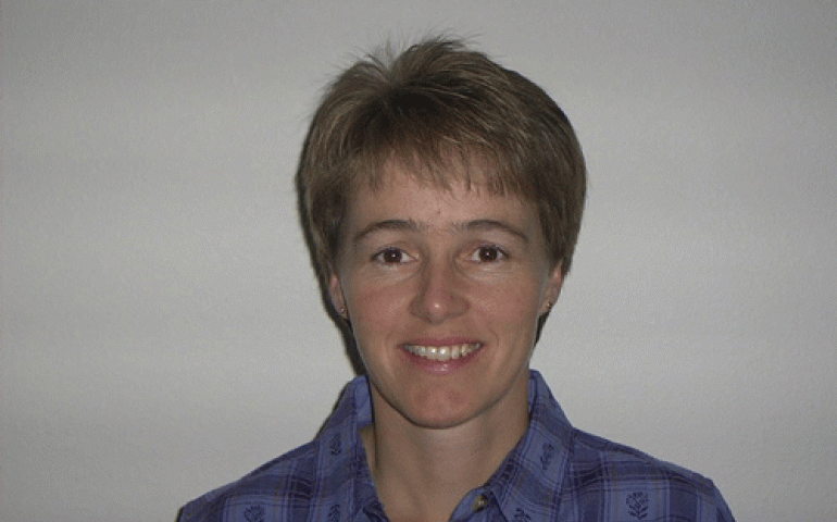 Volcano Geologist Tina Neal began her career in the early 1980s at the Hawaiian Volcano Observatory. Photo by Sunny Faith.