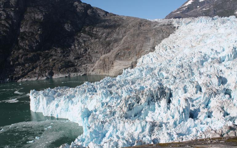 LeConte Glacier, a tidewater glacier about 25 miles from Petersburg, Alaska. Photo by Roman Motyka.