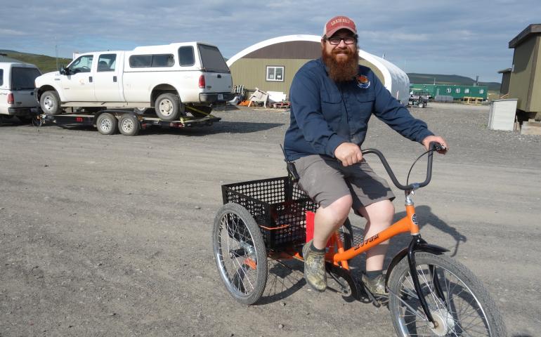Justin Johnson, manager of Toolik Field Station. Photo by Ned Rozell. 