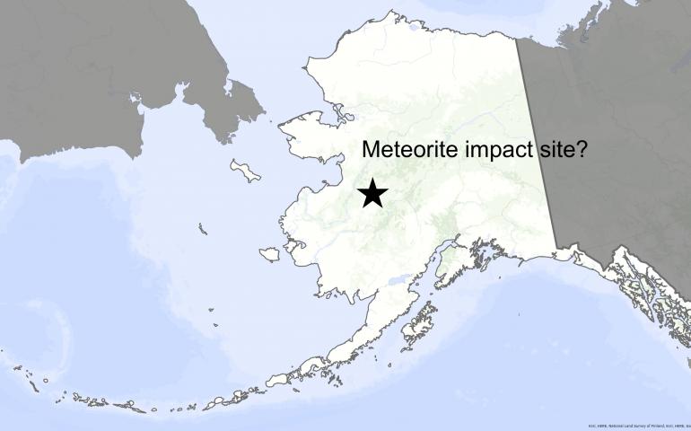 A meteorite — or more likely pieces of it — may have come to rest in the frozen swamps of middle Alaska on October 15, 2020.