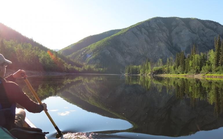 Summer nights in Alaska, like this one on the Fortymile River, may be getting warmer. Photo by Ned Rozell.
